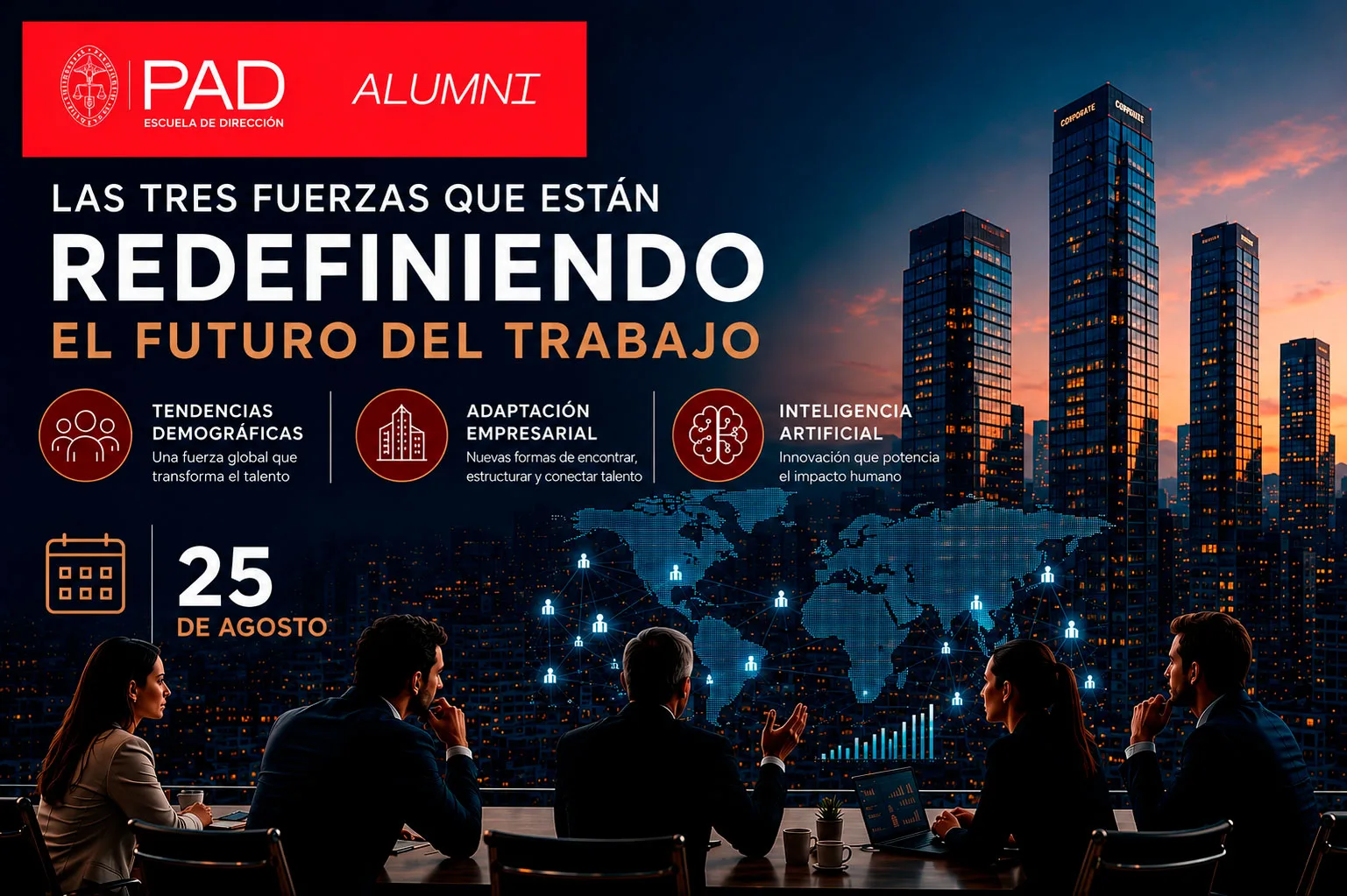 Sesiones de continuidad "Las tres fuerzas que están redefiniendo el futuro del trabajo"