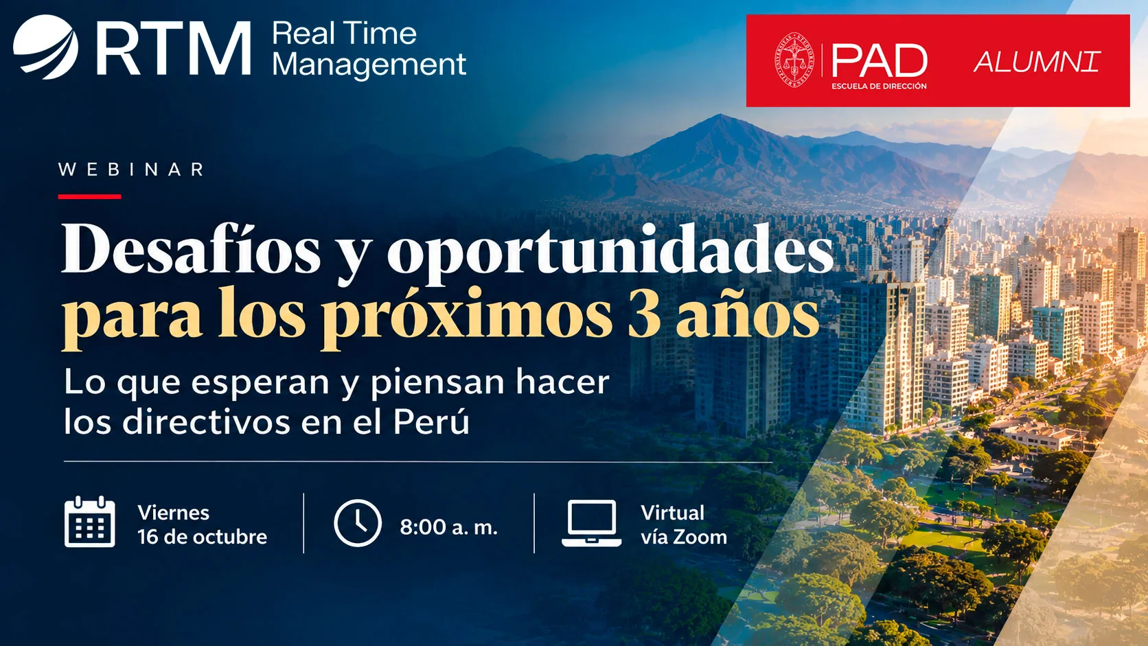 Webinar Desafíos y oportunidades para los próximos 3 años