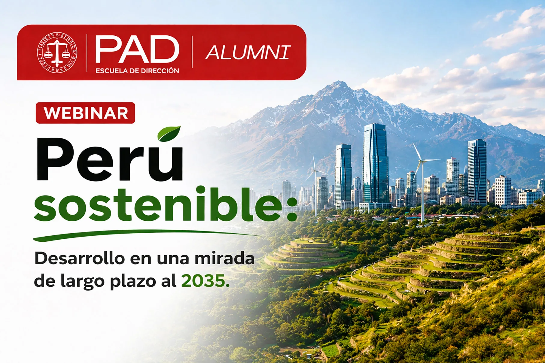 WEBINAR Perú sostenible: Desarrollo en una mirada de largo plazo al 2035